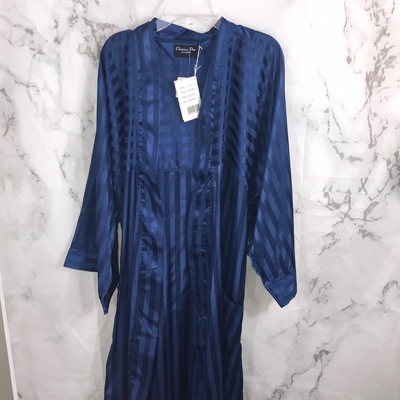 Dior Other - NWT Christian Dior monsieur med blue long robe